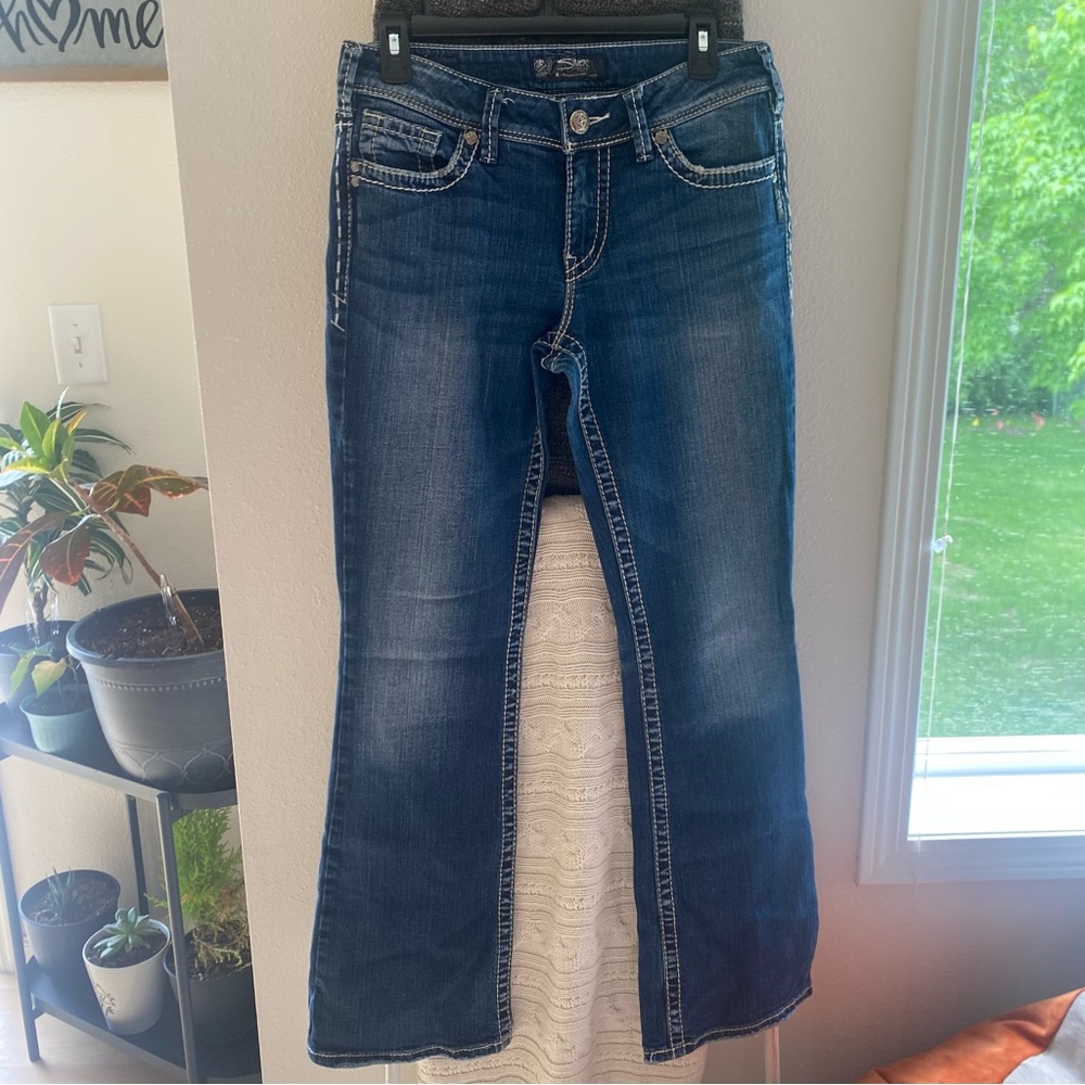 Silver Suki Jean